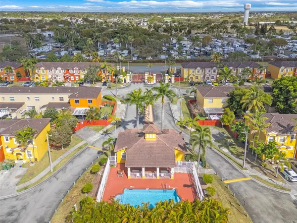 a view of a city with an ocean view