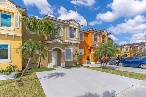 a front view of a multi story residential apartment building