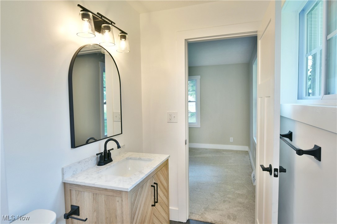 7655 Connelly Road Masury, OH 44438 - Photo 38 of 46 Bathroom with vanity and toilet
