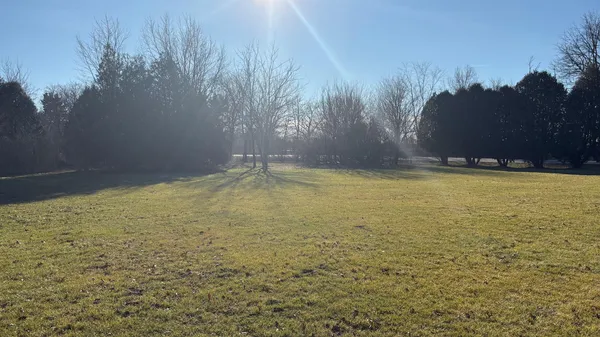 a view of an outdoor space and a yard