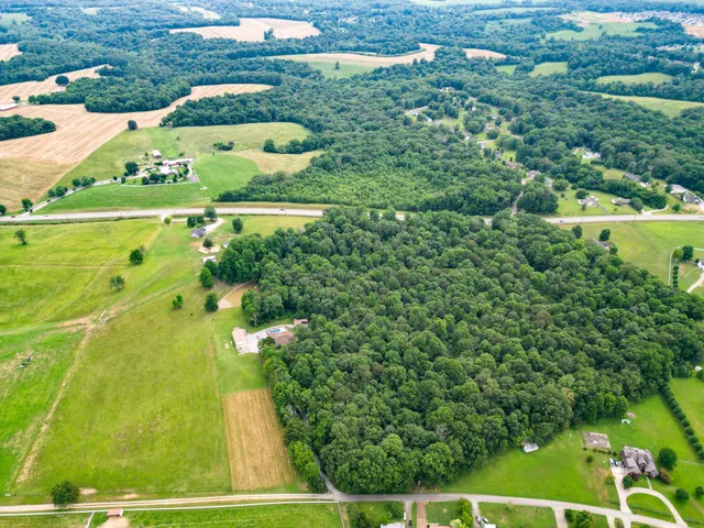 a view of an ocean and a yard
