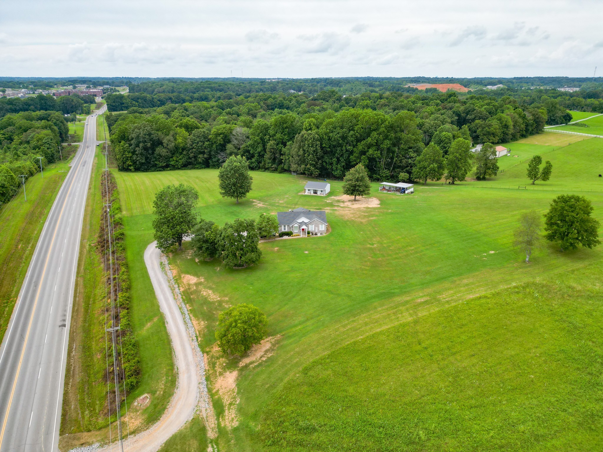 6150 Highway 41 A Pleasant View, TN 37146 - Photo 26 of 34 a view of a lake with a yard