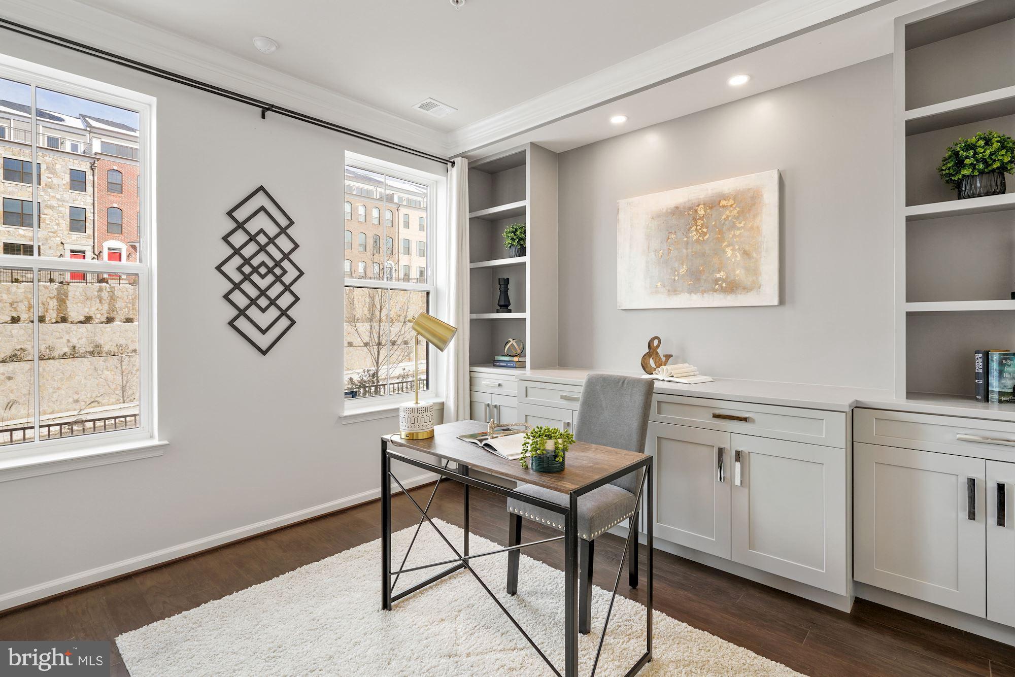 506 Riversail Lane, Unit 435 National Harbor, MD 20745 - Photo 2 of 37 Office/Den/Bedroom w/ Custom Built-Ins