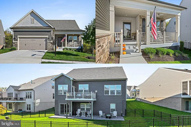 front view of a house with a swimming pool