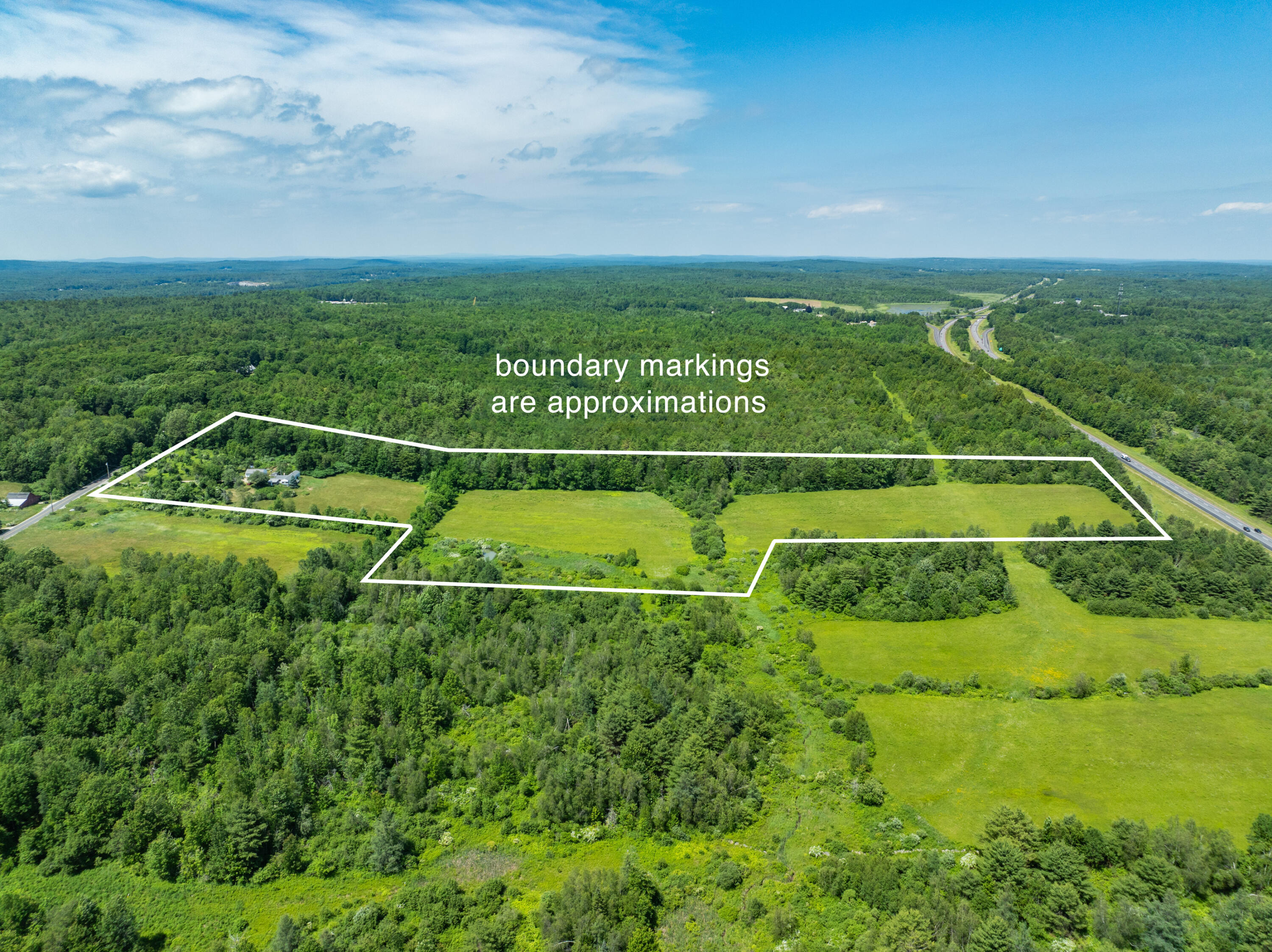 258 Dingley Road Bowdoinham, ME 04008 - Photo 11 of 13 Approximate Boundary Lines