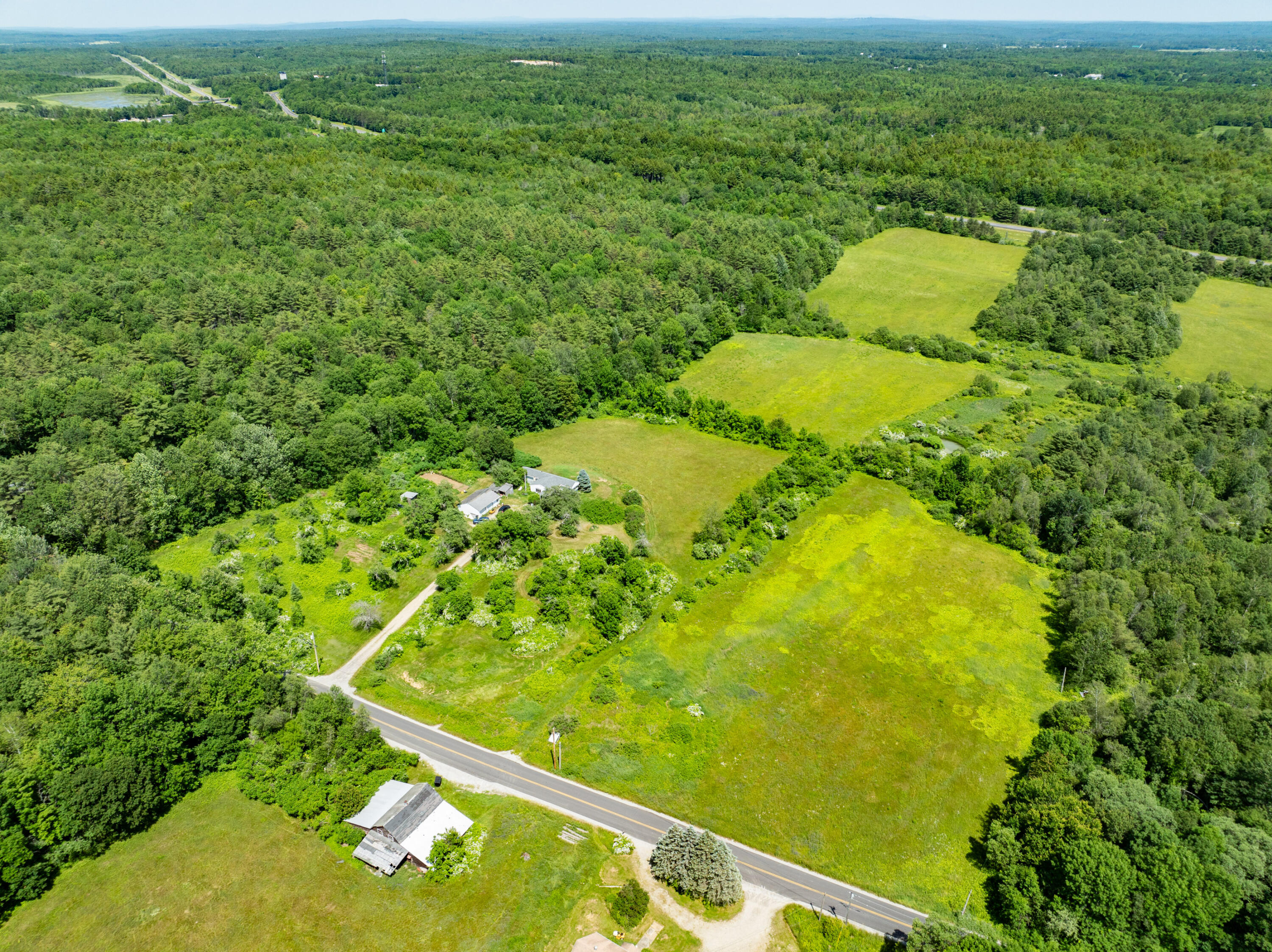 258 Dingley Road Bowdoinham, ME 04008 - Photo 3 of 13 Stone wall Boundary