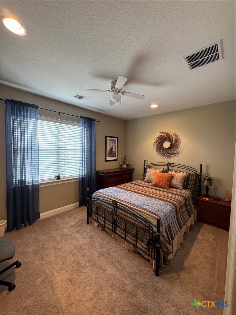 2306 Arroyo Grande Leander, TX 78641 - Photo 26 of 44 a spacious bedroom with a bed and a large window