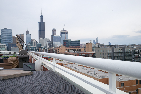 Undisclosed Address Chicago, IL 60607 - Photo 41 of 47 a view of city from balcony