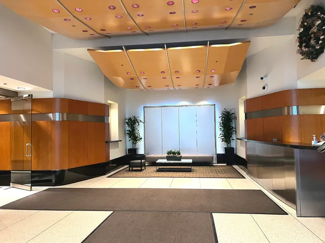 a room with gym equipment