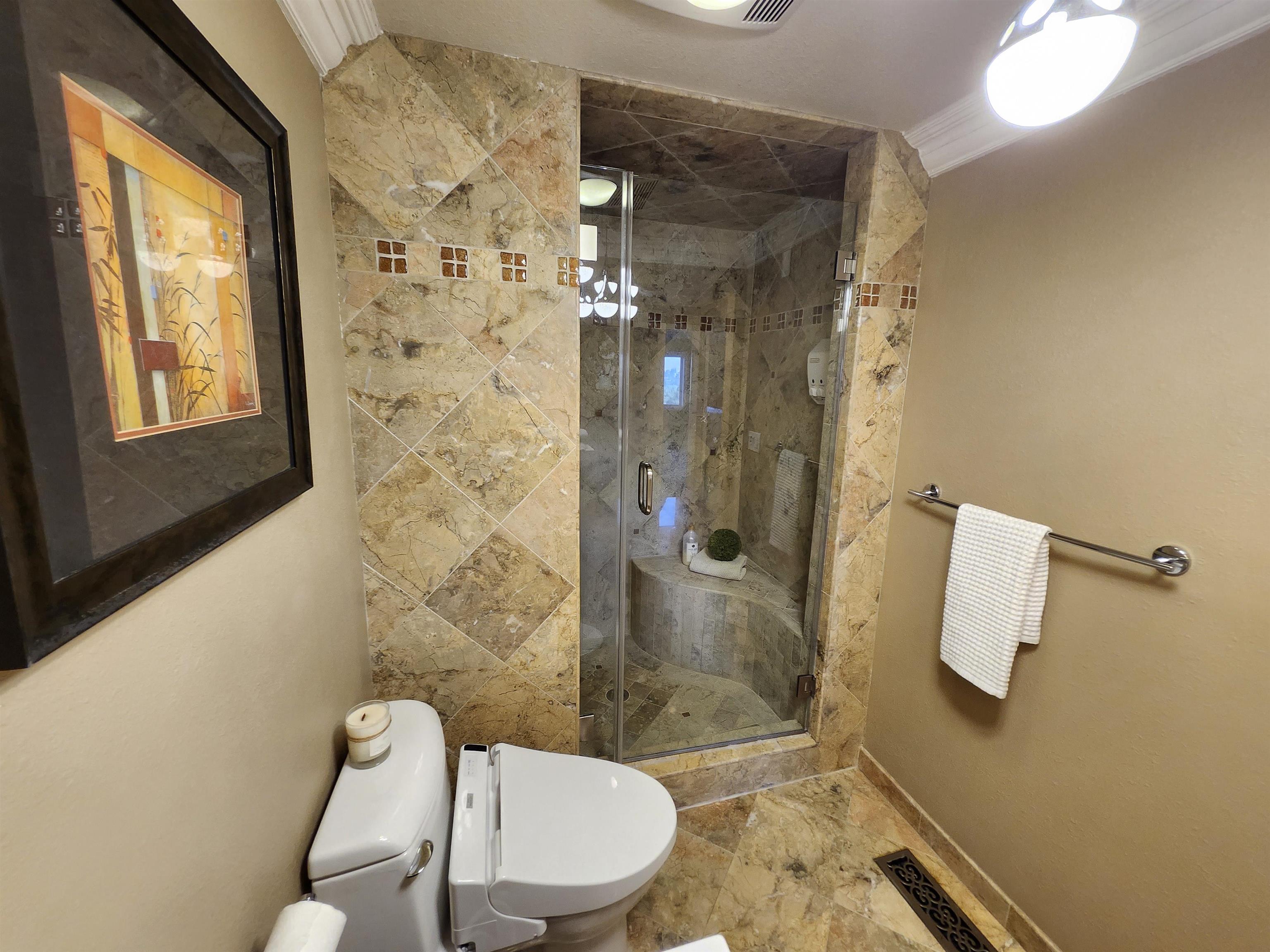 1823 Mockingbird Place Danville, CA 94526 - Photo 31 of 60 a bathroom with a shower and a toilet