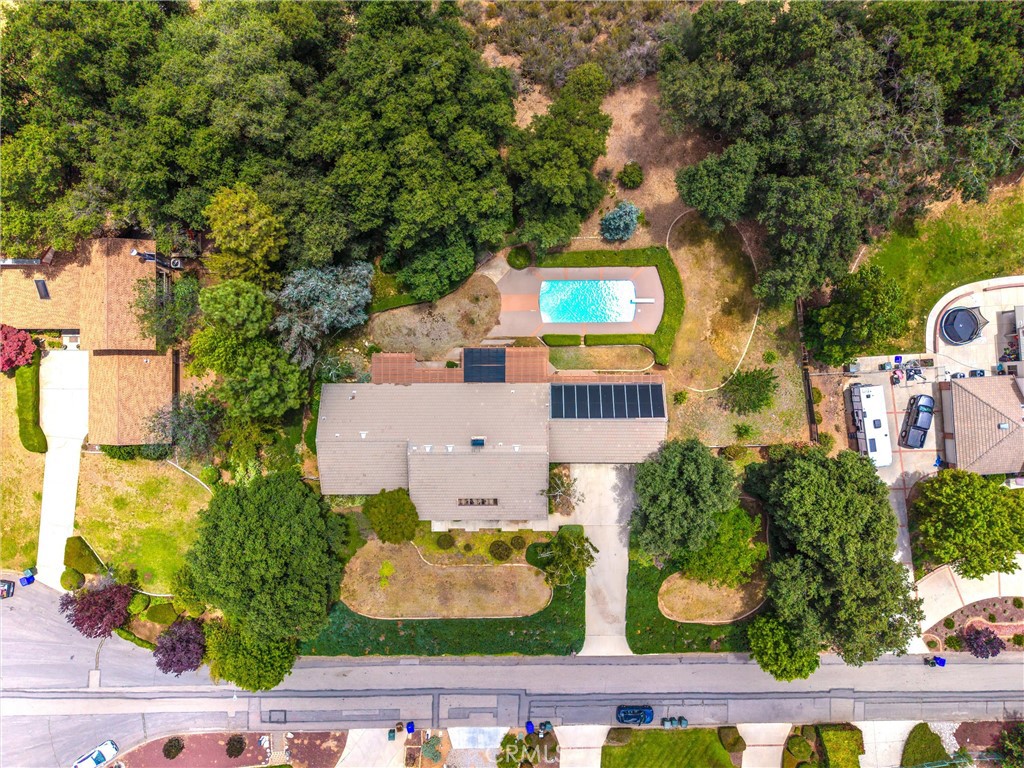 37295 Oak View Road Yucaipa, CA 92399 - Photo 3 of 59 an aerial view of a house with garden space and street view