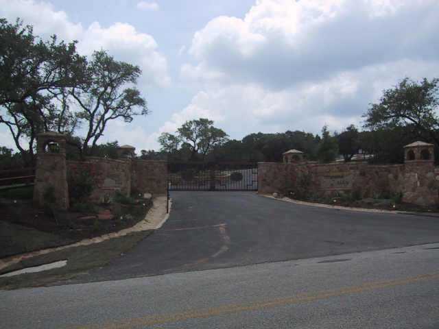 a view of city street with mountain view
