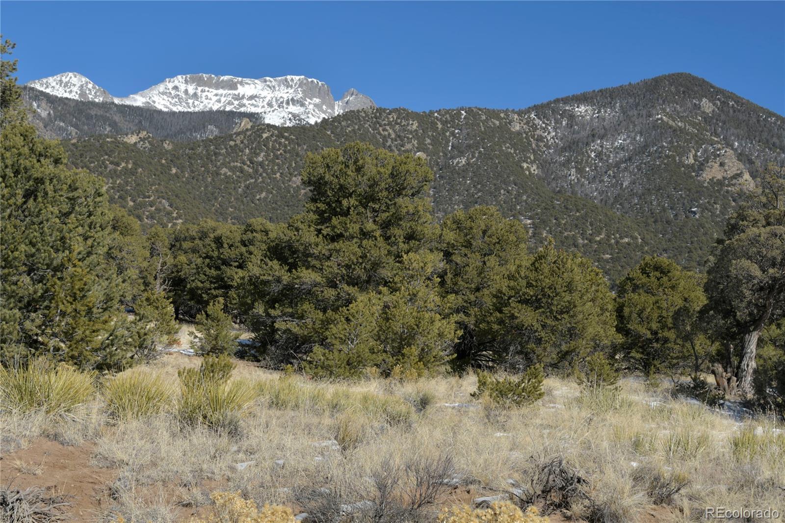 Naropa Tract Crestone, CO 81131 - Photo 22 of 22 a view of a dry yard with mountains in the background