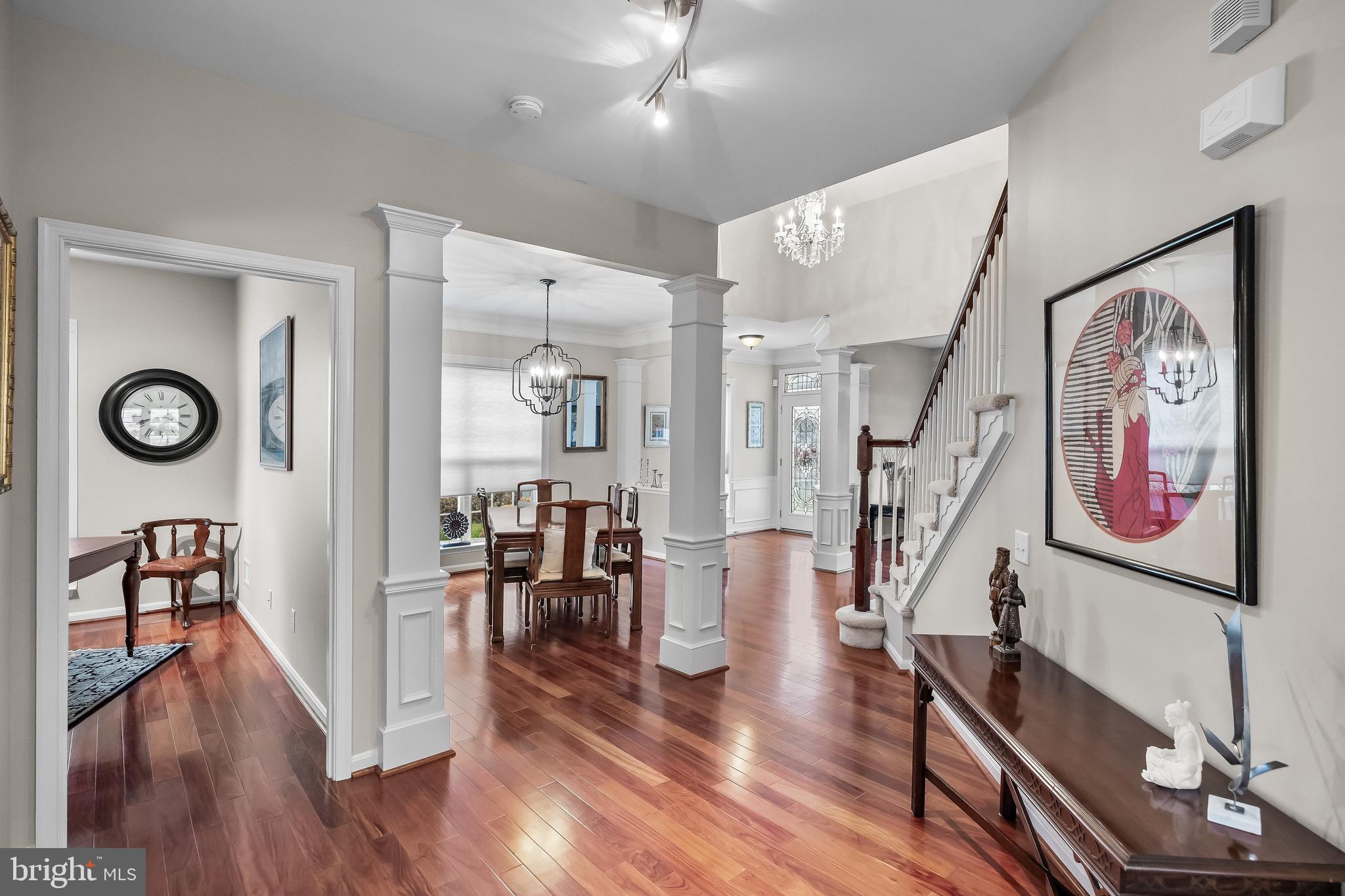 77 Pennington Court Delanco, NJ 08075 - Photo 10 of 46 a view of a hallway with furniture and wooden floor