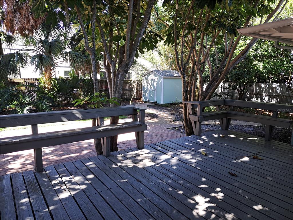 1835 Edwin Boulevard Winter Park, FL 32789 - Photo 44 of 49 a view of a bench in a patio