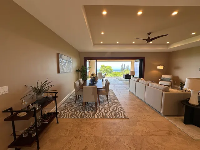 a view of a living room