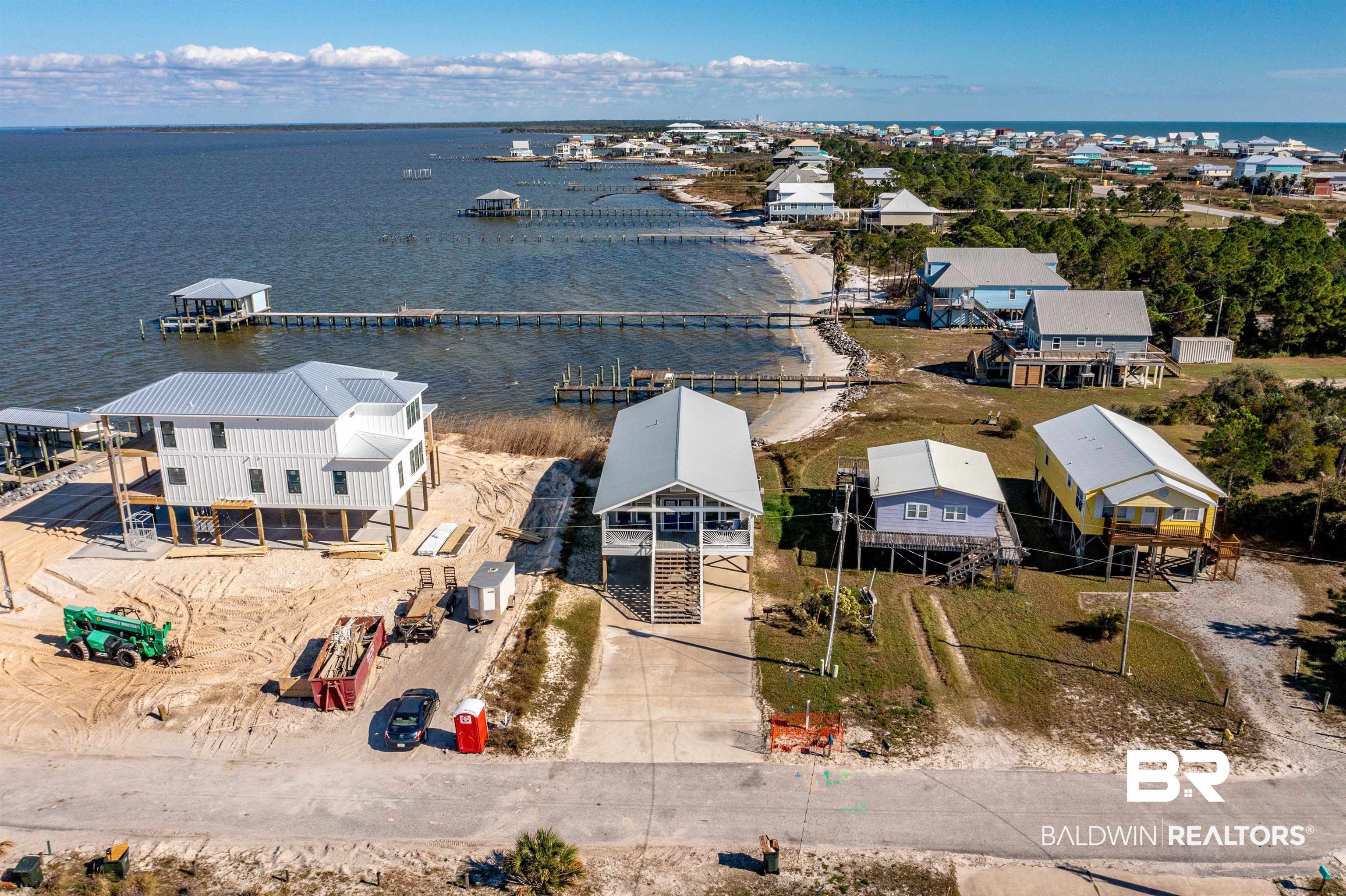 622 Boykin Court North Gulf Shores, AL 36542 - Photo 36 of 44 AERIAL VIEW OF HO