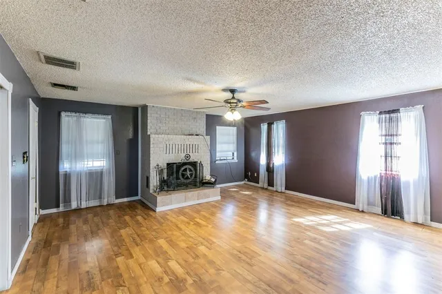 a view of a livingroom with a staircase
