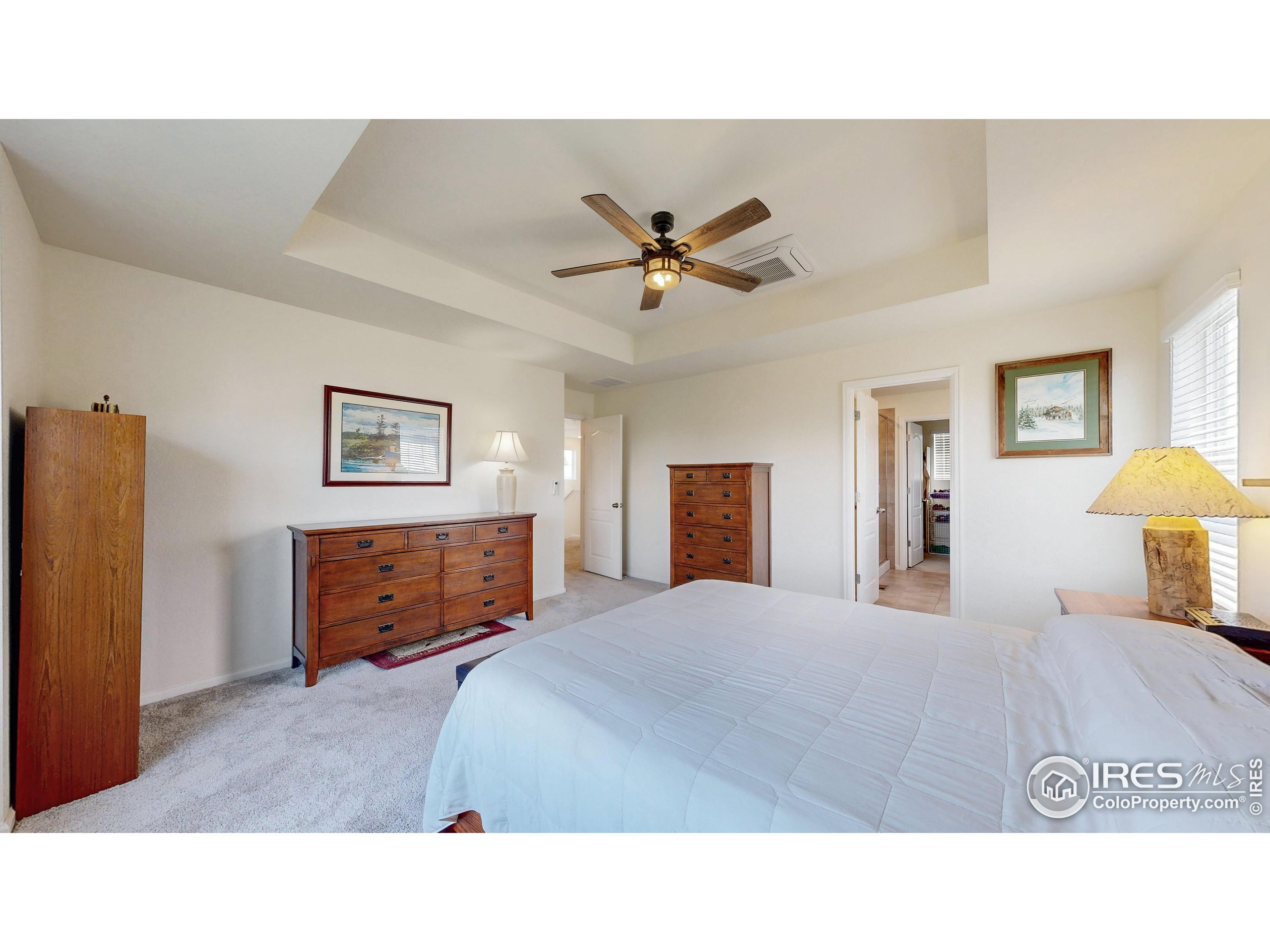 4861 St Vrain Road Firestone, CO 80504 - Photo 17 of 43 a living room with furniture and a lamp