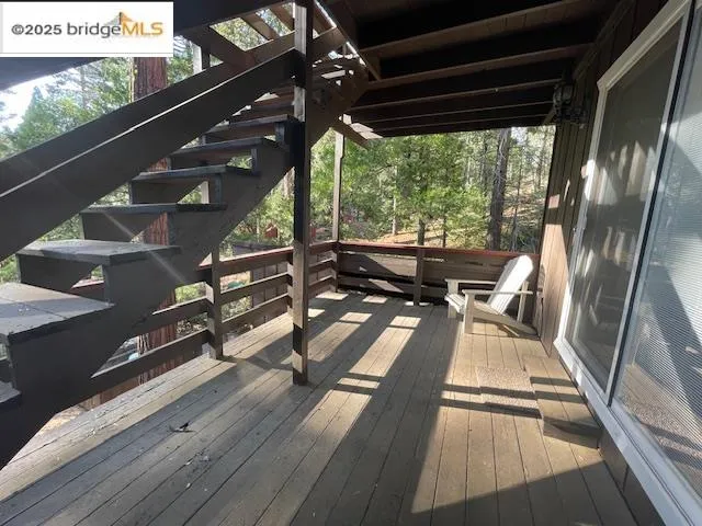 a view of a door of the house