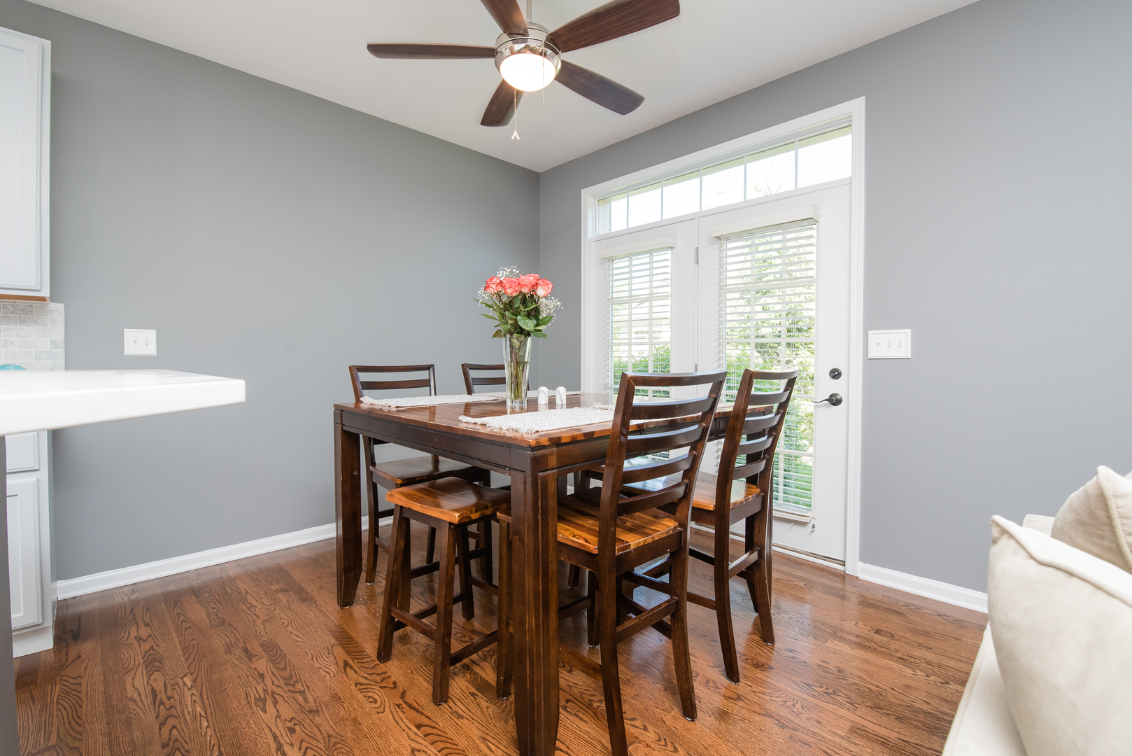 524 Bridgestone Court Inverness, IL 60010 - Photo 13 of 44 a view of a dining room with furniture window and wooden floor