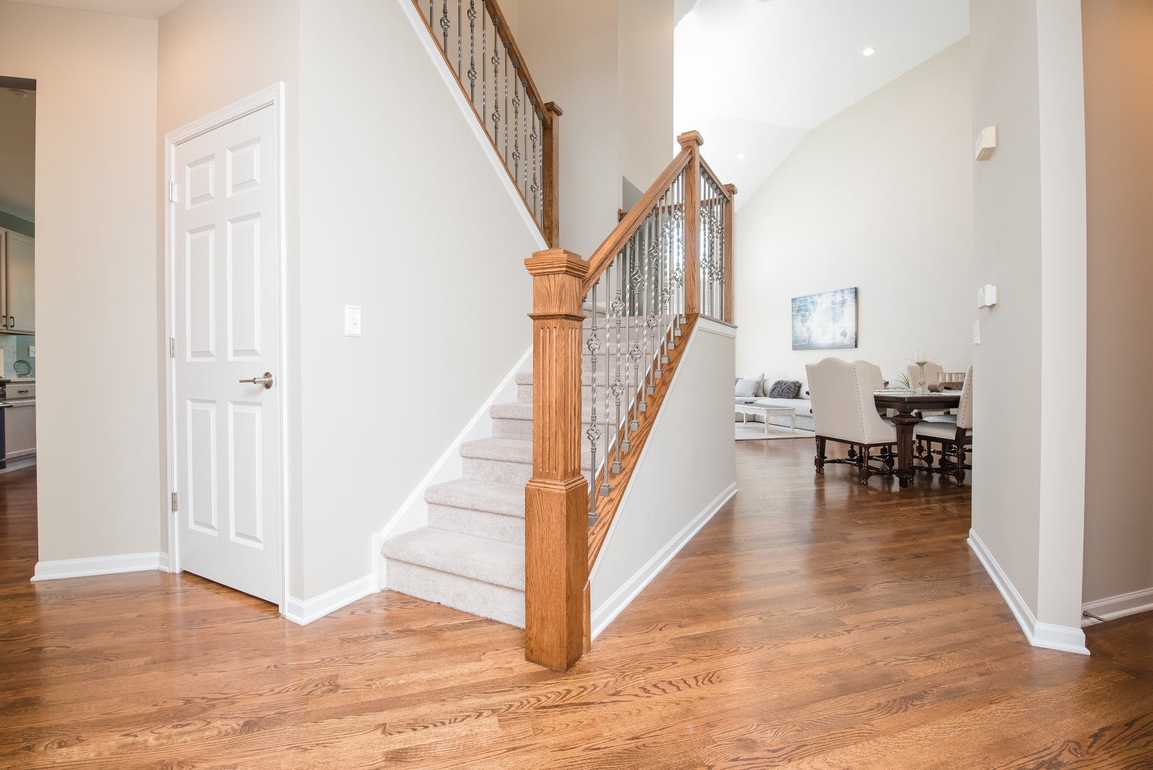 524 Bridgestone Court Inverness, IL 60010 - Photo 4 of 44 a view of entryway and hall with wooden floor