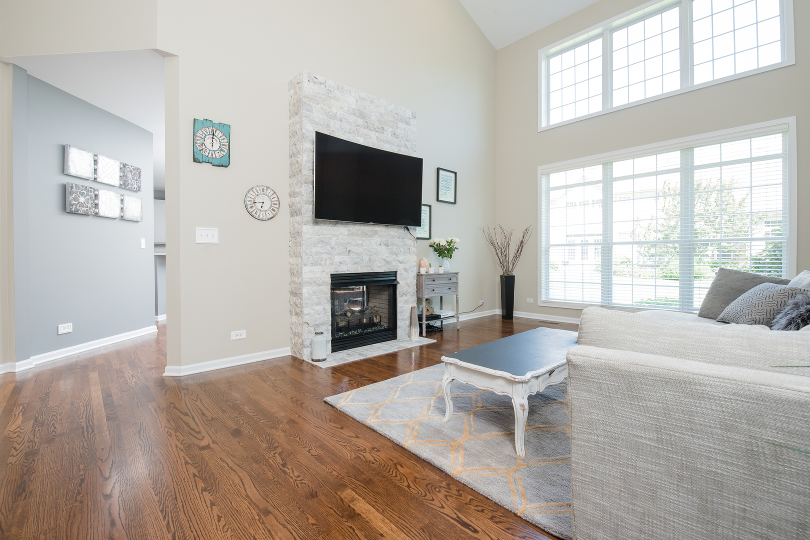 524 Bridgestone Court Inverness, IL 60010 - Photo 8 of 44 a living room with furniture fireplace and window