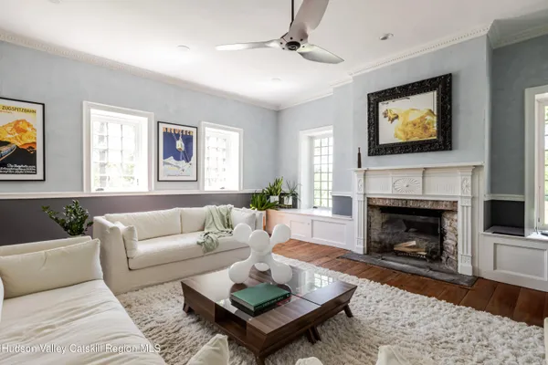 a kitchen with lots of counter top space