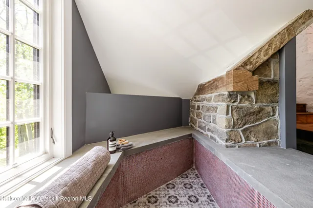 a view of park with bench and trees