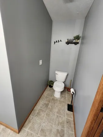 a bathroom with a toilet