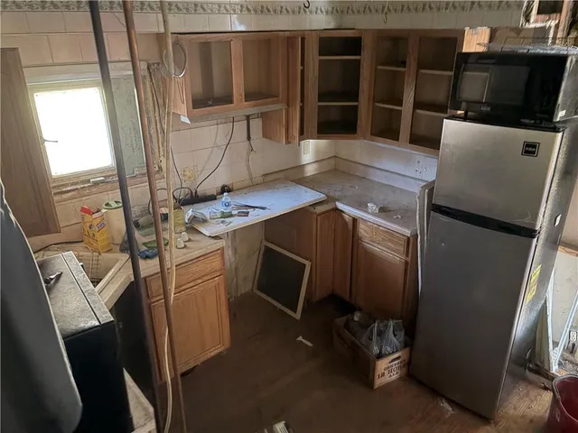 a room with storage and utility