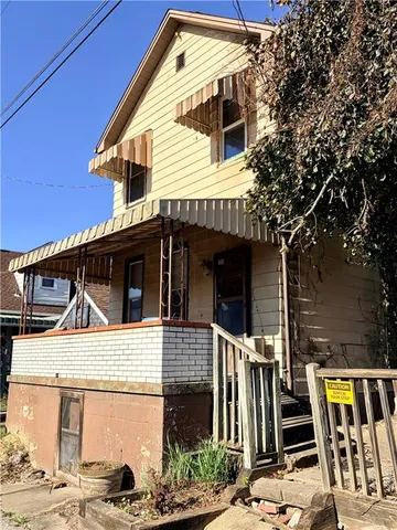 a view of a house with a door