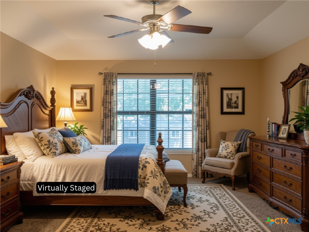 505 Pecos Trail Belton, TX 76513 - Photo 16 of 34 Virtually staged master bedroom