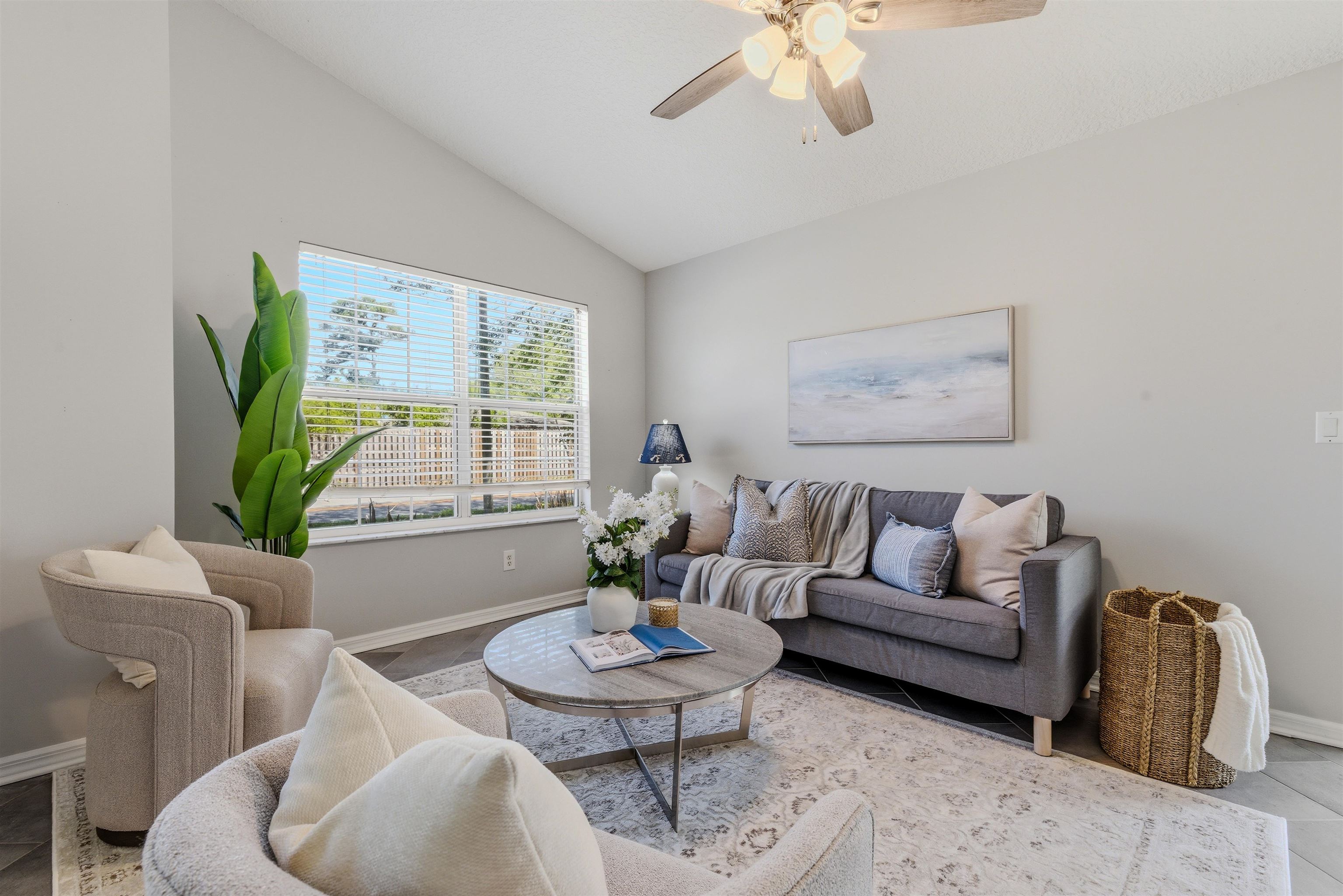 207 11th Street St. Augustine, FL 32080 - Photo 5 of 28 a living room with furniture and a large window