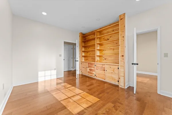 a view of an empty room
