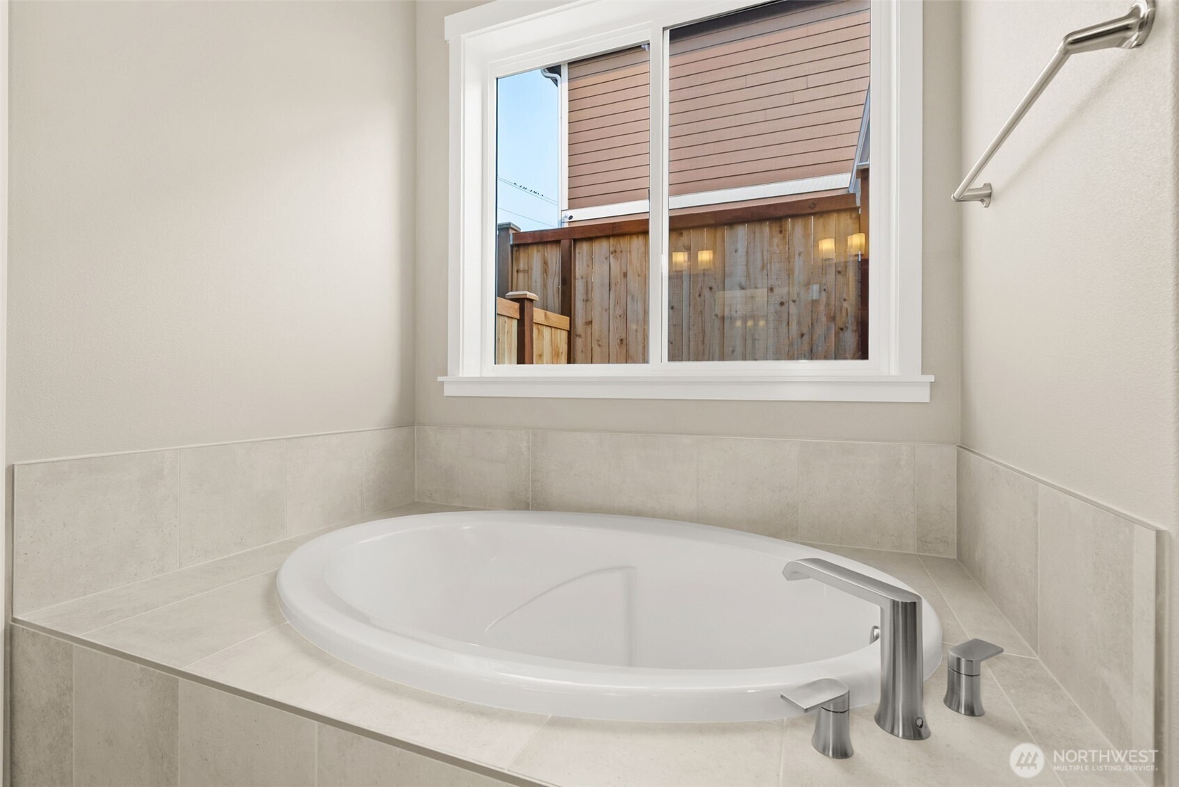 715 Maggee Street Southeast Lacey, WA 98513 - Photo 16 of 35 a white bath tub sitting next to a shower