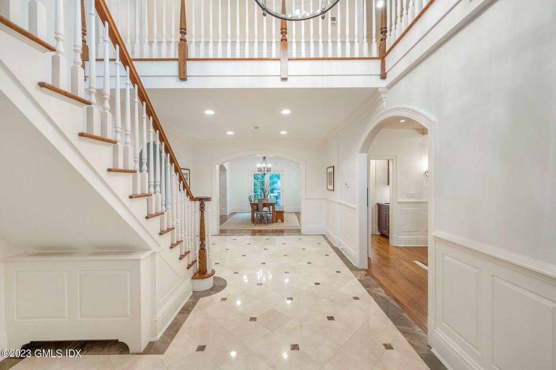 53 Hillside Road Greenwich, CT 06830 - Photo 3 of 37 a view of entryway and hall with wooden floor