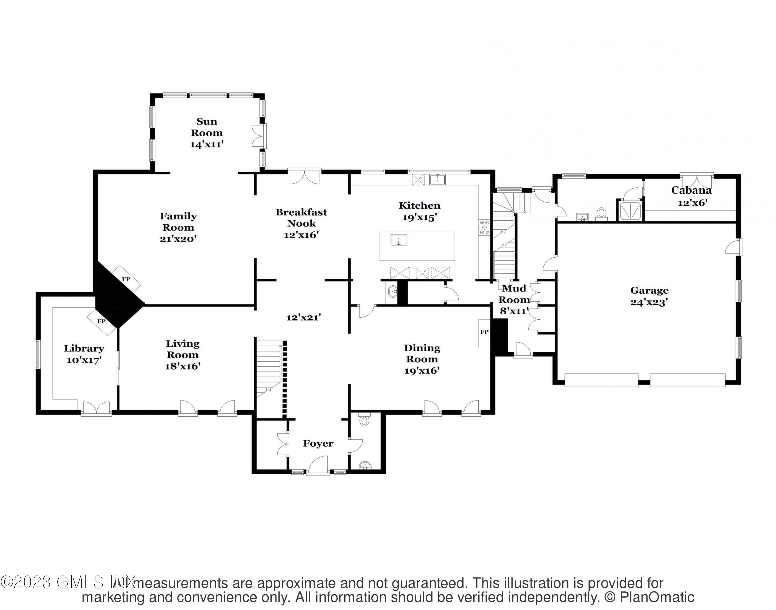 53 Hillside Road Greenwich, CT 06830 - Photo 34 of 37 a picture of floor plan