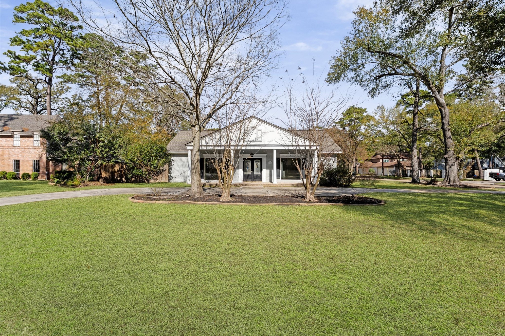 6402 Fawnwood Drive Spring, TX 77389 - Photo 1 of 50 Welcome home with easy access in and out of the front door with a circle driveway.