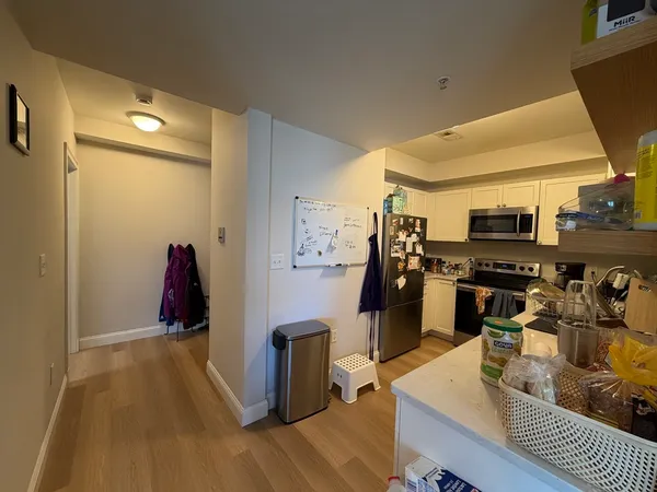 a very nice looking room with a large window