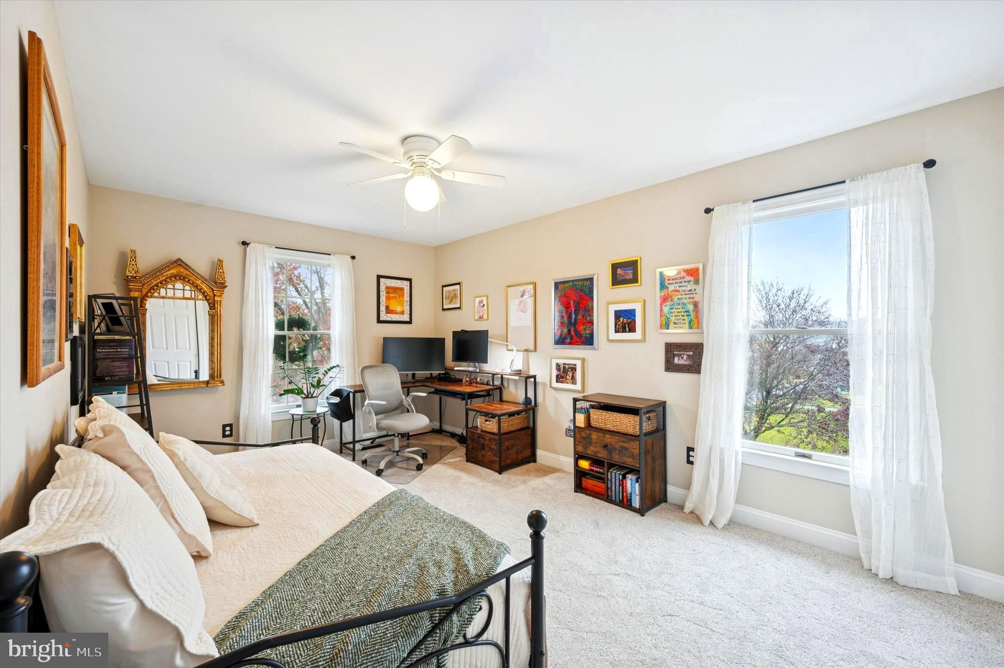 22 Country Run Thornton, PA 19373 - Photo 20 of 32 Bedroom 2 with windows over looking the trees