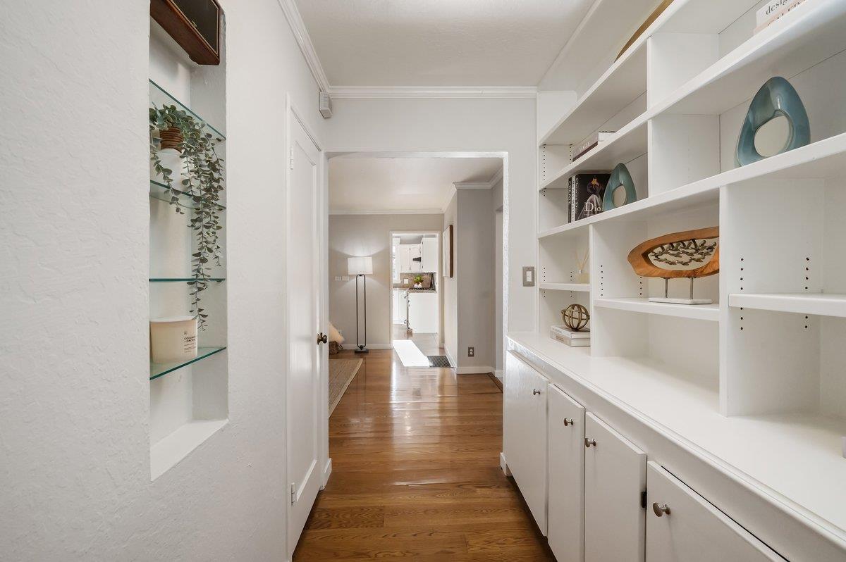1277 Edgewood Road Redwood City, CA 94062 - Photo 26 of 49 a hallway with cabinets