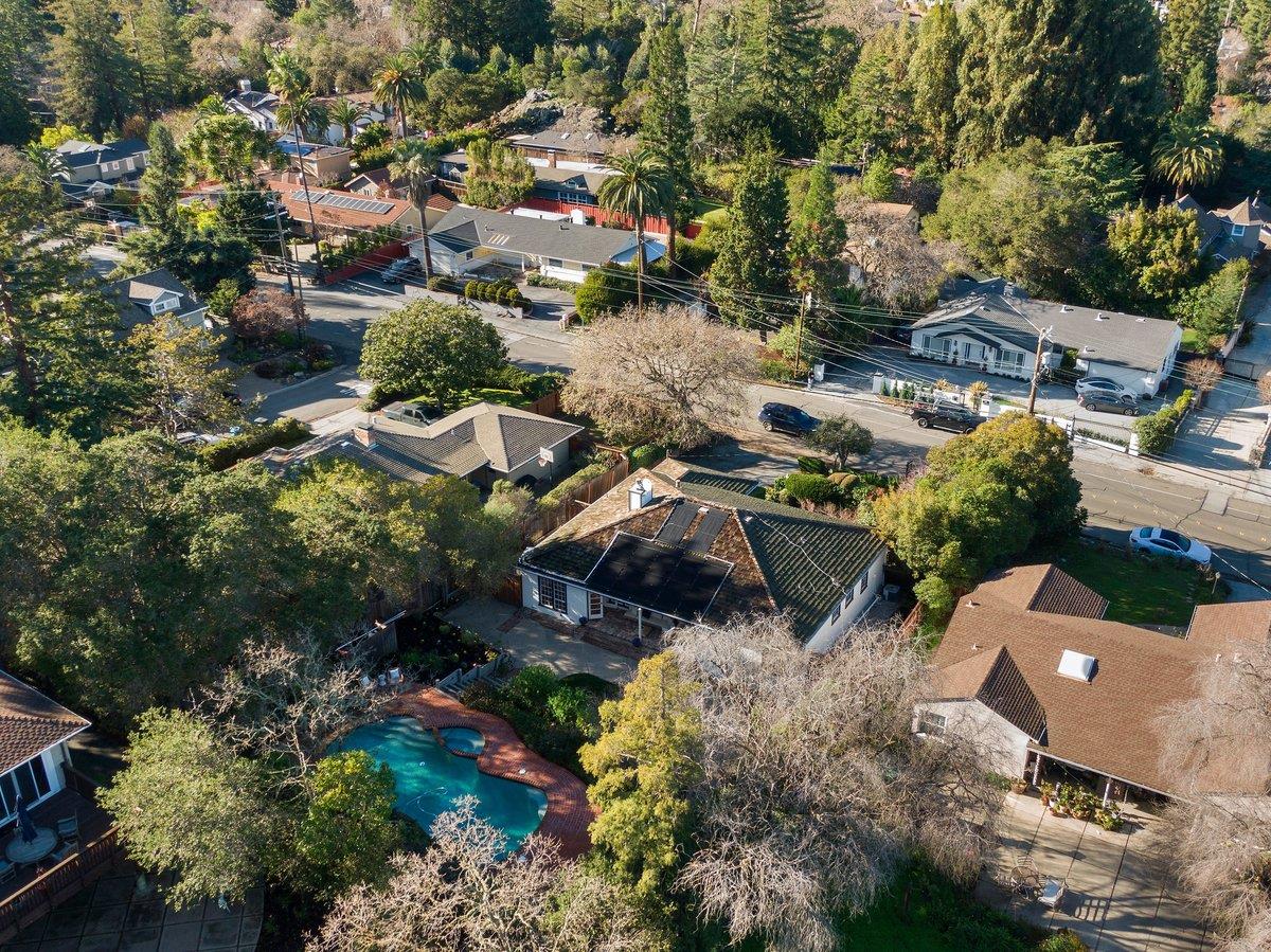 1277 Edgewood Road Redwood City, CA 94062 - Photo 48 of 49 an aerial view of a houses with yard