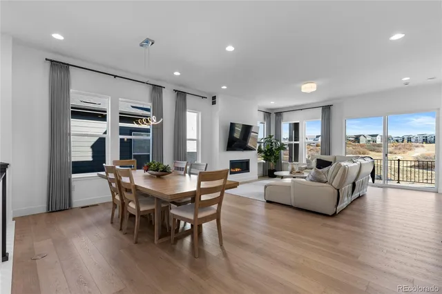 a living room with furniture flat screen tv and a fireplace