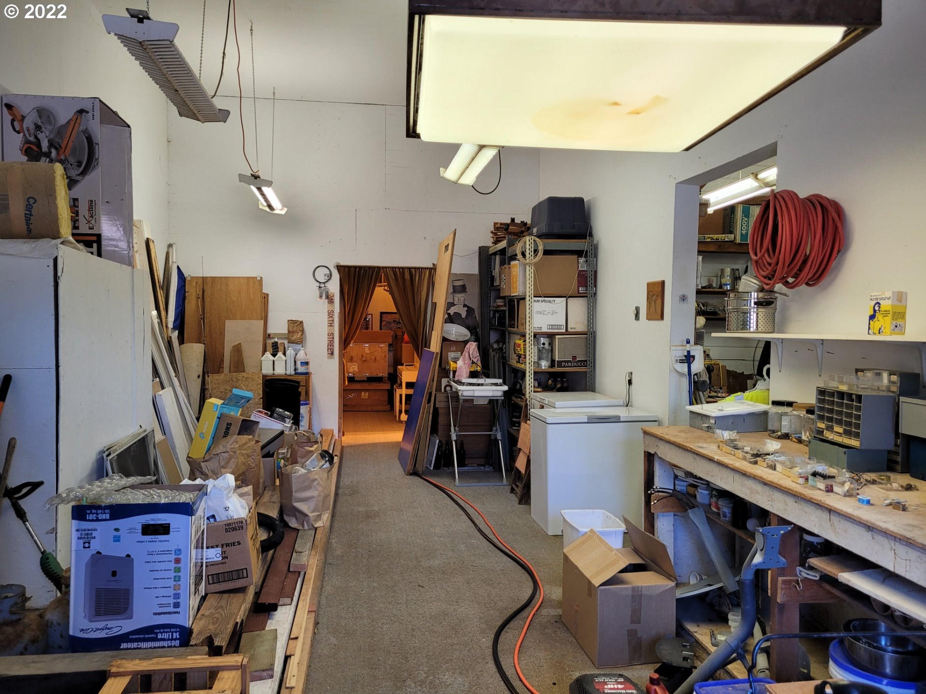 246 6th Street Port Orford, OR 97465 - Photo 30 of 34 a view of a room with gym equipment