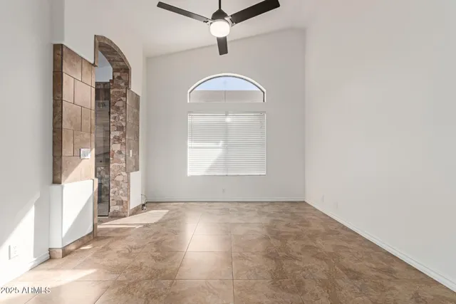 a view of a livingroom with a staircase