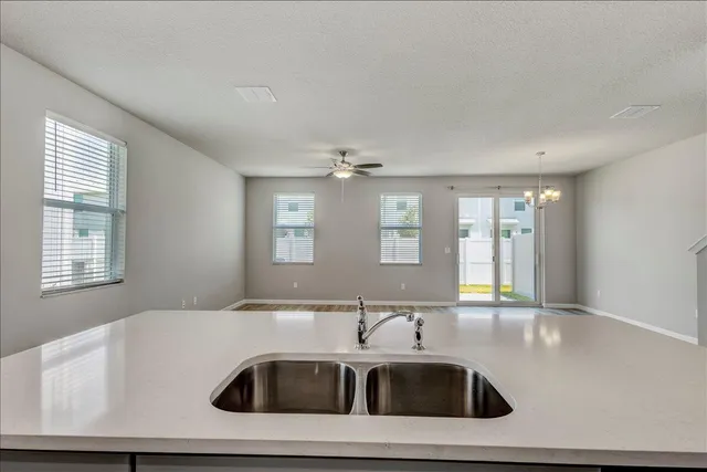 a close view of a closet