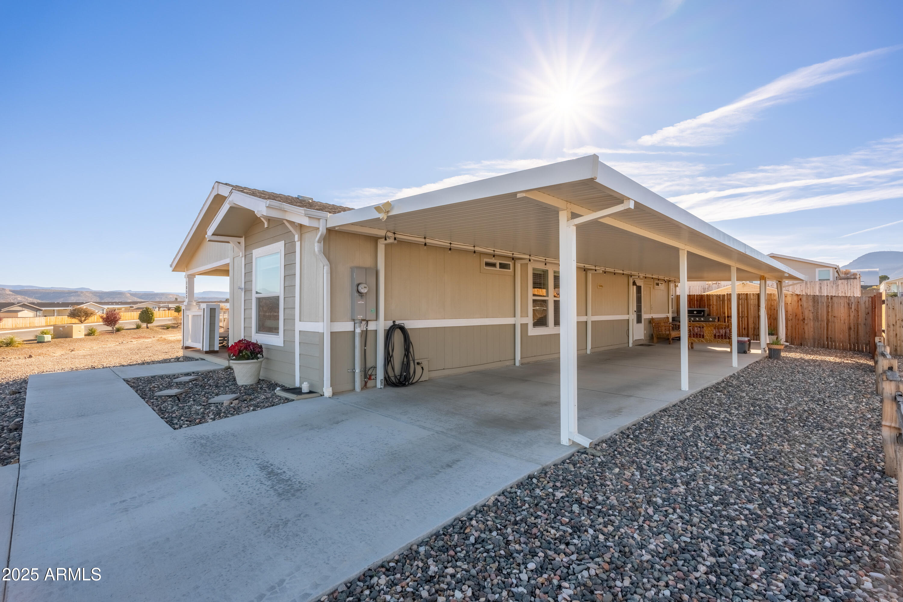 1033 Wheeler Road Camp Verde, AZ 86322 - Photo 24 of 51 a view of a house with a yard