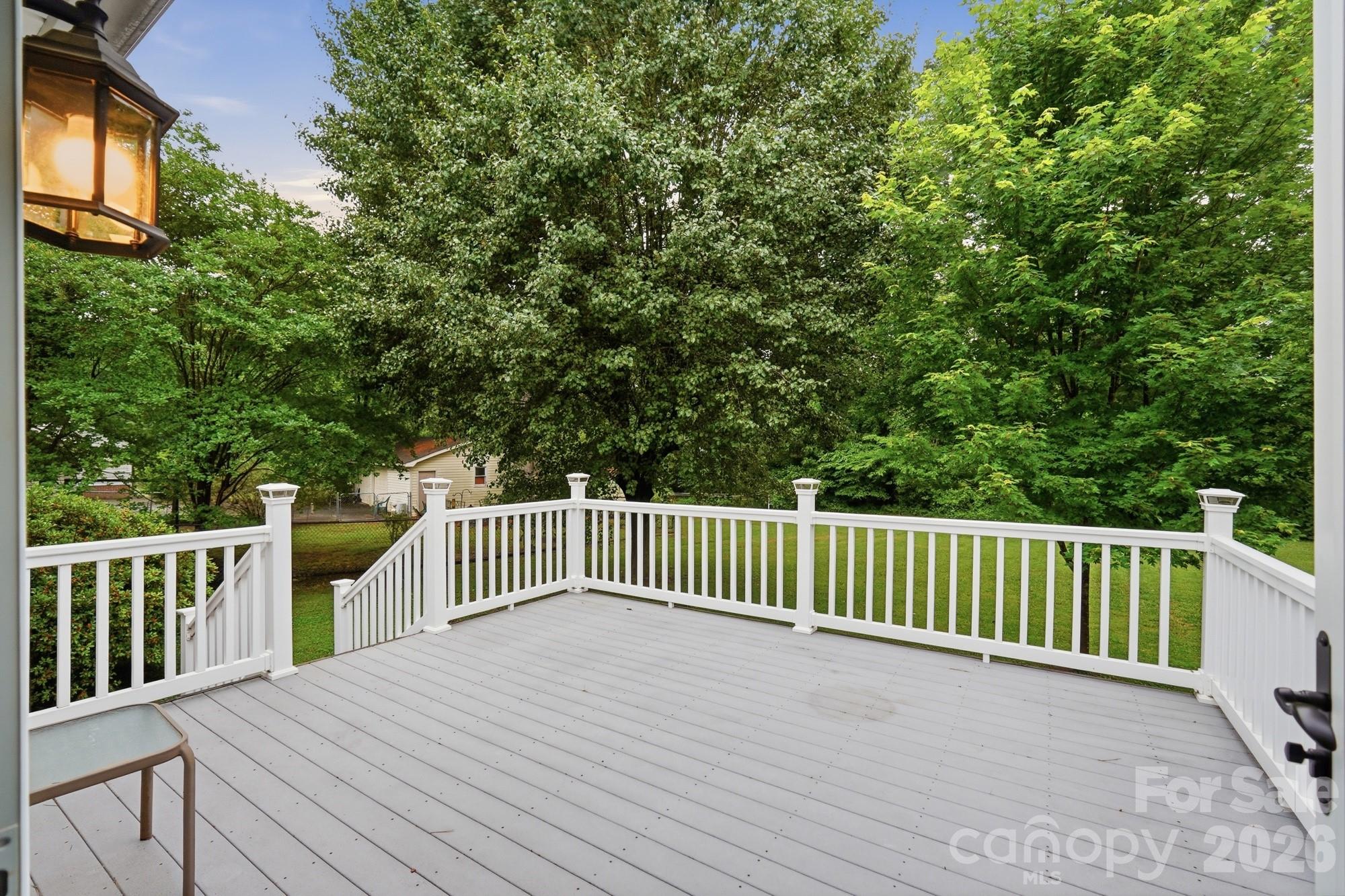 1235 Winecoff School Road Concord, NC 28027 - Photo 23 of 27 a view of a wooden deck