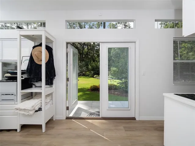 a view of a entryway